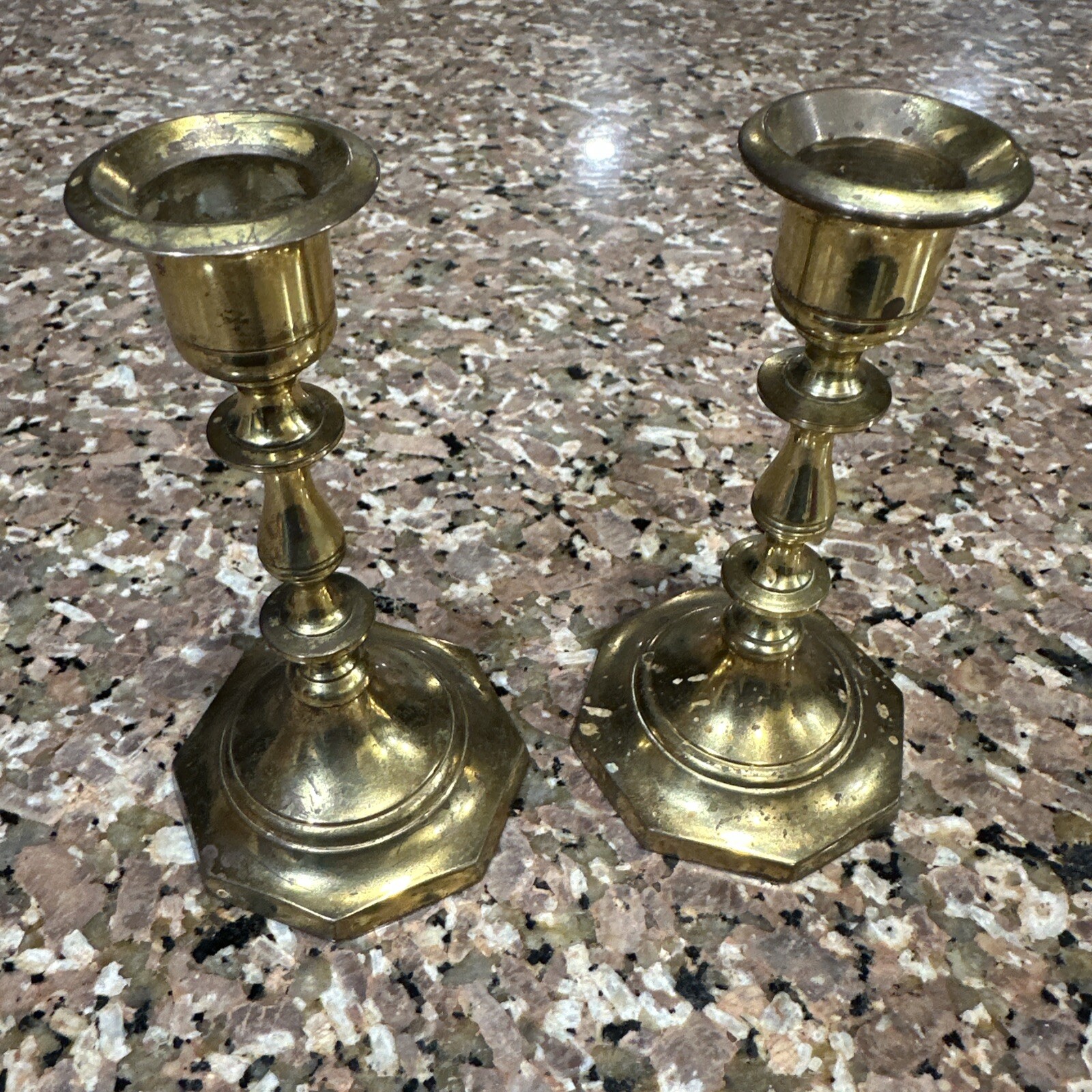 S Vtg 5.5&rdquo; Made In India 2 Piece Set Euc