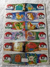 Pokemon 1997 Japanese Nintendo Banpresto Promo Jumbo Sticker Seal B7064