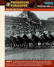 Kurassiere pruskie - Garde du Corps - Karta informacyjna