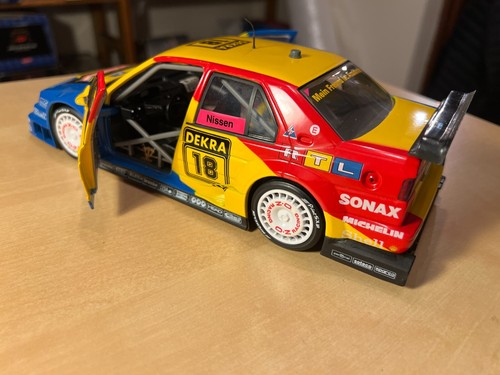 Alfa Romeo 155 v6 dtm nissen UT models 1:18 coche escala diecast - Imagen 4 de 8