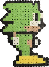 Custom Made Perler Bead Green Sonic The Hedge...