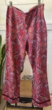 Vintage Karen Kane Floral Paisley Pants 