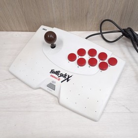 Sega Saturn Console Japan with Fighter Stick X Street Fighter & 2 controllers