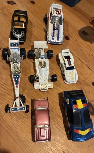 Vintage Diecast Lot 7 Vehicles Zylmex Hot Wheels Matchbox 1970s Racing