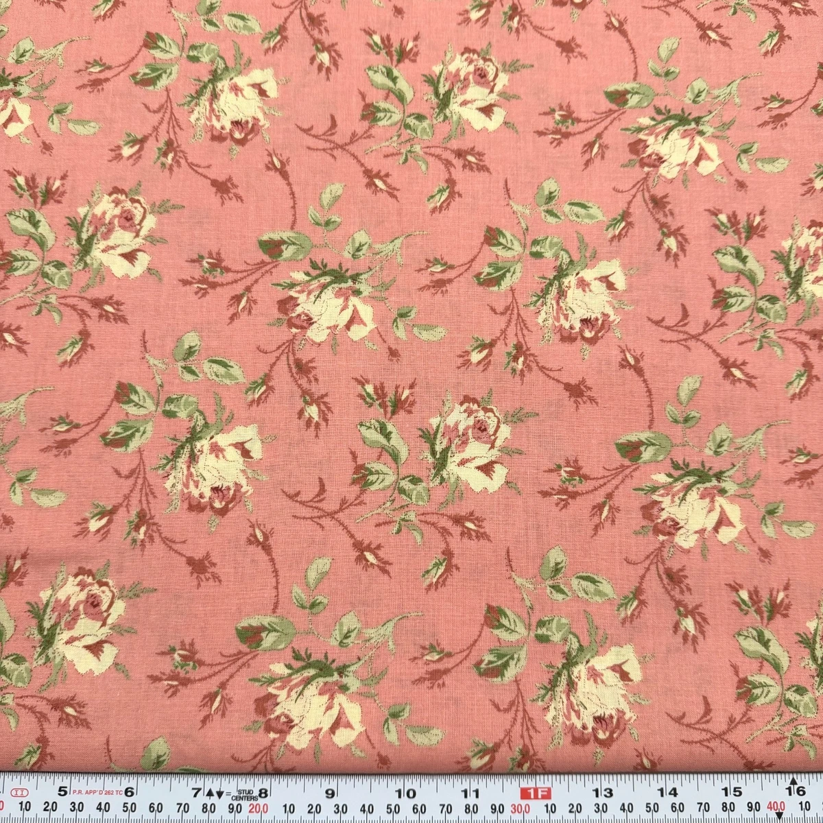 Pink Rose Cotton Craft Fabrics for sale | eBay