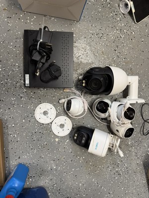 Reolink 8CH NVR Security System w/ 6 Cameras (2x Zoom/PTZ, 4x Dome) 