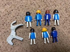 Vintage 1974 Geobra Playmobil Figures Lot Of 6 and 1 Horse — photo 5
