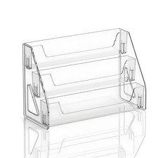 Stufiges Acrylregal Transparent transparenter Stufenst&auml;nder leicht zu reinigen
