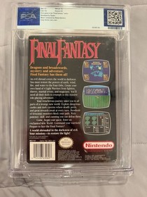 Final Fantasy NES 1990 PSA 8.0 CIB