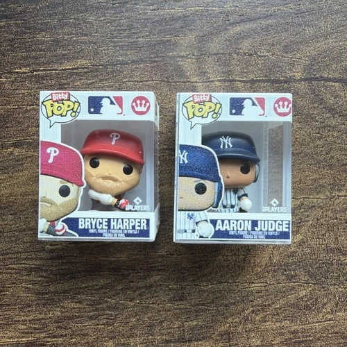 Bryce Harper/ Aaron Judge  Funko Bitty Pop From 2026 Topps Series 1 Super Box