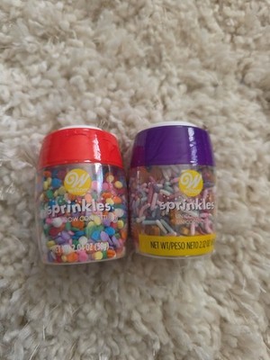 1 Unicorn Mix 1 Rainbow Confetti 2-PK WILTON SPRINKLES SANDING SUGAR Holiday