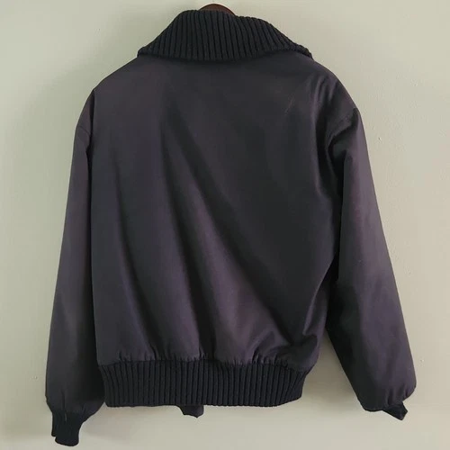 Zero King Men's Navy Nylon Bomber Jacket Zip Windproof  Water Resistant 44 image 5