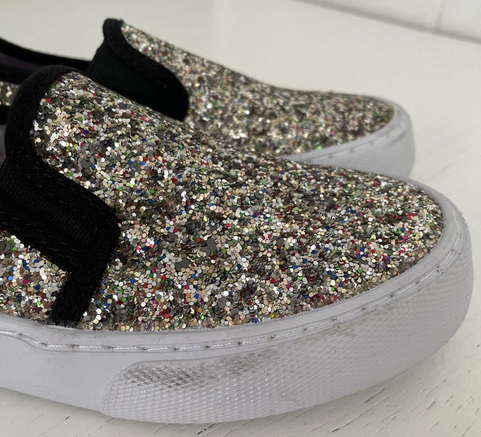 Zapatillas deportivas Cat And Jack Carey juveniles talla 1 sin cordones brillantes brillantes nuevas Foto 2 de 4