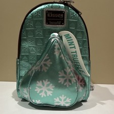 Mini Mochila Loungefly Hershey's Kisses Trufa Como Nueva Verde Como Nueva Con Etiquetas