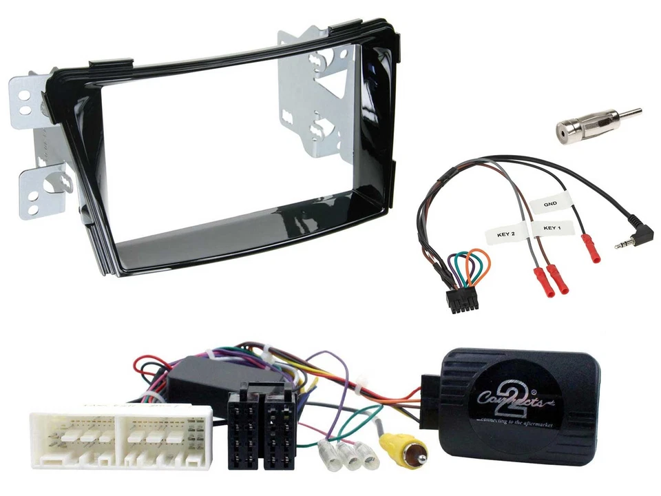 JVC Lenkrad USB 2DIN DAB Bluetooth CD Autoradio für Hyundai i40 ab 16 VF Klavier - Bild 3 von 4