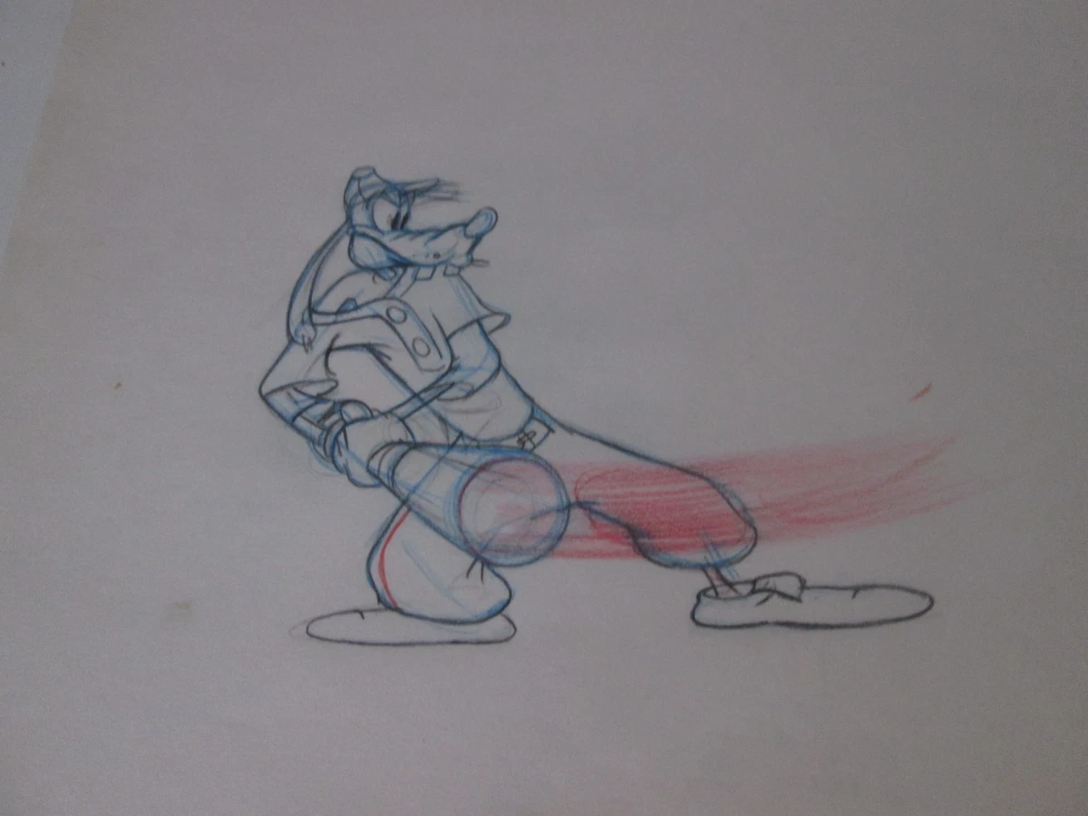 グーフィー鉛筆画レア Goofy Disney Animation Art & Cels (Pre - 1968) Just Listed 2026