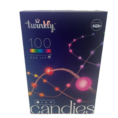 Twinkly Strings USB-C 100 perlförmige RGB LEDs neu ungeöffnet Weihnachten xmas 