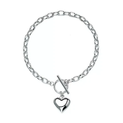 MchandmadeUK Silver Heart Charm Bracelet, photo 4