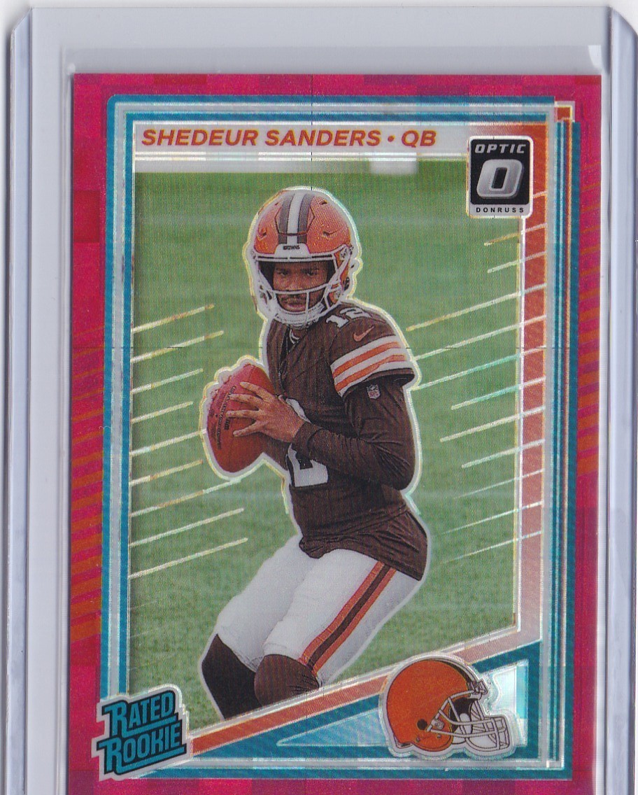 2025 Donruss - Shedeur Sanders Rated Rookie Press Proof Red - Browns RC QB #306