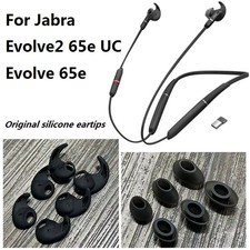 Oval EarGels for Jabra Evolve 65e & Evolve2 65e UC | silicone Earbuds
