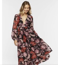 Forever 21 Floral Chiffon Maxi Dress - New With Tags Size XS