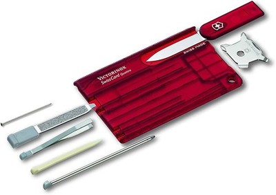 Victorinox Taschenwerkzeug SwissCard Rubin transparent 0.7200.T