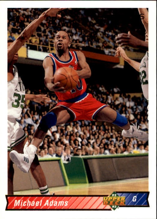 1992-93 Upper Deck #139 Michael Adams - BSK