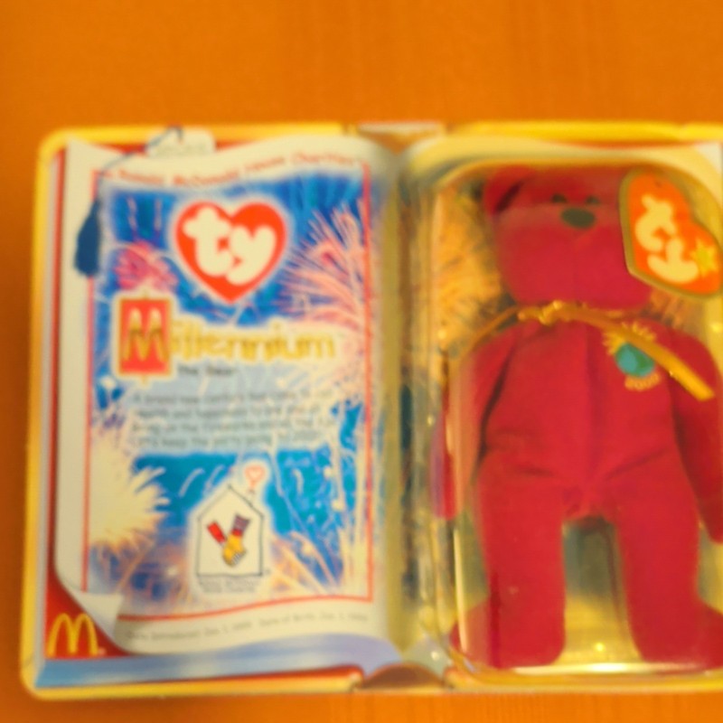 TY McDonald's Teenie Beanie Babies International Bears II Lot Vintage 1999