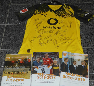 Borussia Dortmund Puma ''ADEYEMI'' Trikot GR.M 2025-2026;Team Handsigniert CHARITY