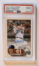 2023 Topps Chrome - Rookie Autographs Kerry Carpenter #RA-KCA PSA 10