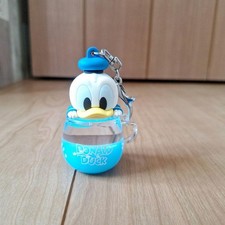 Disney Store Donald Duck Water-in-Mug Keychain, Novelty Bag Charm, Used