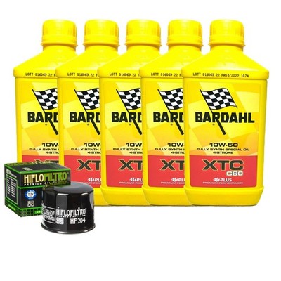 Set Service Bardahl Öl XTC 10W50 Für Triumph Rocket III Classic 2006>2010