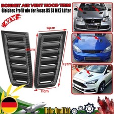 Motorhaube Lüftungsschlitze Universal Lufthutzen Lufteinlässe Für Ford-Focus RS