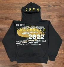 CPFM Coachella 2022 Hoodie cactus plant flea market Black Hoodie Medium  , As Is
