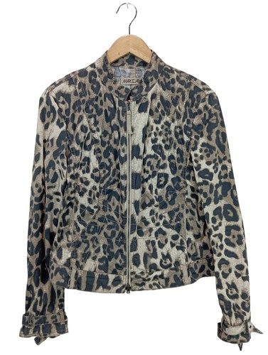 MARC CAIN Giacca corta Donna Giacca Taglia IT 40 nero-bianco sporco stile casual