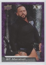 2022 Upper Deck AEW All Elite Wrestling Purple Pyro 77/199 QT Marshall #16 z6b