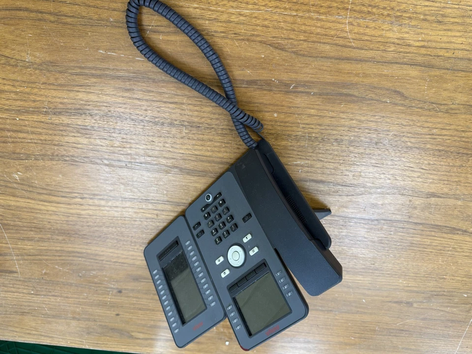 🔥НОВЫЙ AVAYA J179 D03A 700513569 С JEM24 IP 32 ЛИНИИ ЦВЕТ ТЕЛЕФОНА КОБАЛЬТОВЫЙ ЧЕРНЫЙ - Изображение 3 из 4