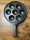 Griswold 962 No 32 Cast Iron Aebleskiver Cake Pan Skillet Made In USA