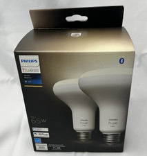 Philips Hue White BR30 Smart Bulb 2-Pack 800lm 2700K E26 Bluetooth 9290018194