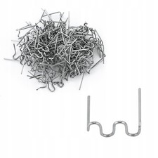 100x Plastic Welding Staples 0.8mm Big Wave Stainless Steel Repair Kit