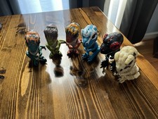 Wowwee Fingerlings Untamed 6 Pack Dinosaurs Raptor And T-Rex Read Description 