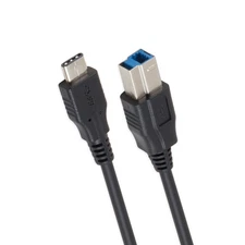 Syba SY-CAB20173 3 ft. USB 3.1 10Gbps Reversible Type C To Type B Cable