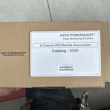 Asco Powerquest 8 Channel ATS Remote Annunciator 5350 