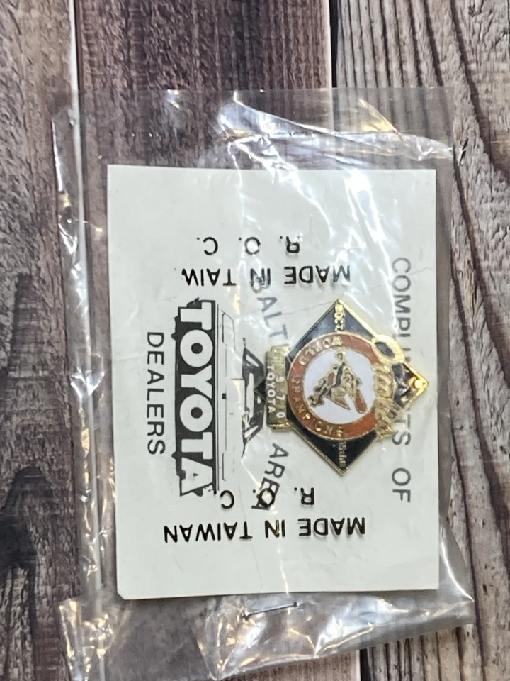 MLB Baltimore Orioles, Toyota SGA Lapel Hat Pin Commemorating 1970 World Series - Image 2 of 2