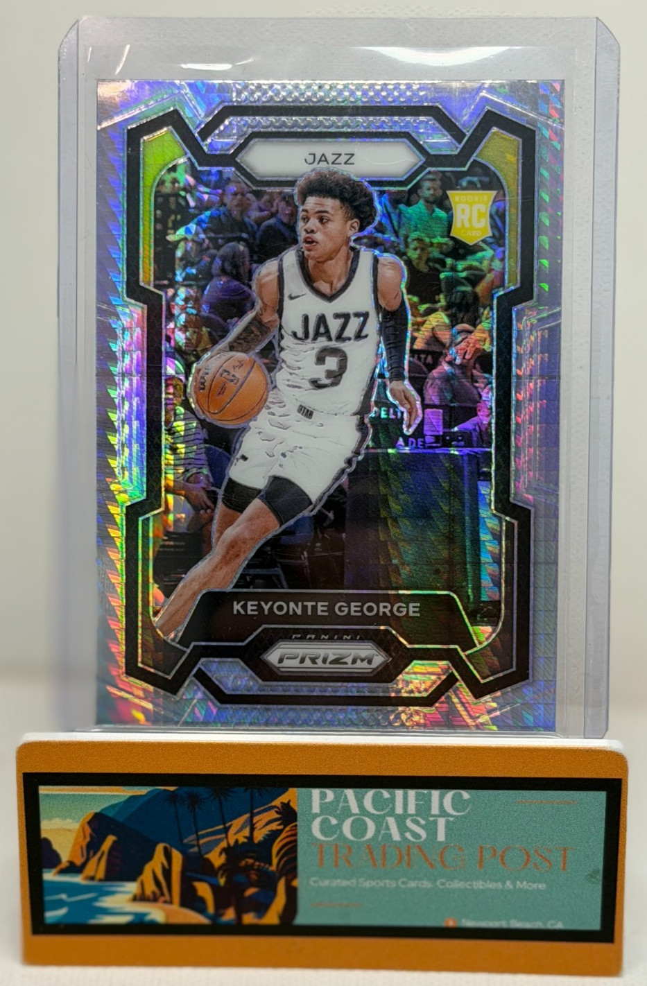 2023-24 Prizm Basketball - KEYONTE GEORGE #127 - Rookie Hyper Prizm