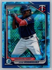2024 Bowman Draft Chrome Sapphire Jose Rodriguez #BCP-71 Minnesota Twins