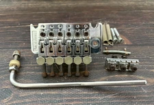 1983 FERNANDES Floyd Rose Proto Type FRT-4 Tremolo Bridge Chrome Full Set