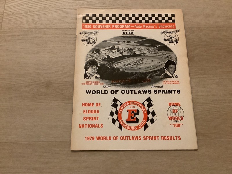 1980 ELDORA SPEEDWAY WORLD OF OUTLAWS SPRINT CAR PROGRAM