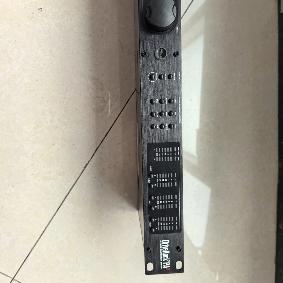 Sistema completo de gestión de altavoces DBX PA2 DriveRack-PA2 EE. UU. Foto 3 de 4