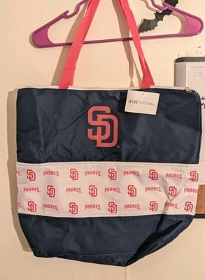 SAN DIEGO PADRES Tote Bag - MLB Baseball Navy/Pink - NEW WITH TAGS- Sharp SGA